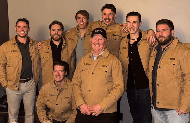 CML team celebrating at Touro Brazilian Steakhouse.